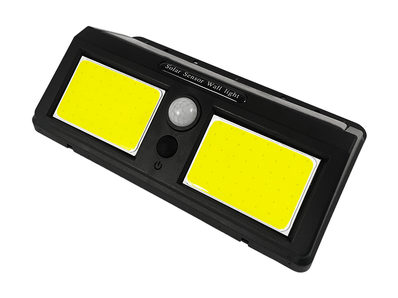 Светильник аккумуляторный фасадный Lemanso LM1113 на солнечной батарее с датчиком движения 12 Вт (6994)