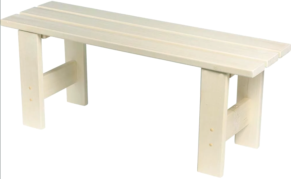 Лавка банна з дерева Жарден Бланже (ЛАБ-000901)