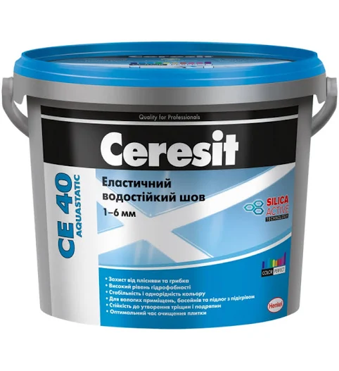 Затирка СЕ 40 aquastatic 01 1 кг Білий