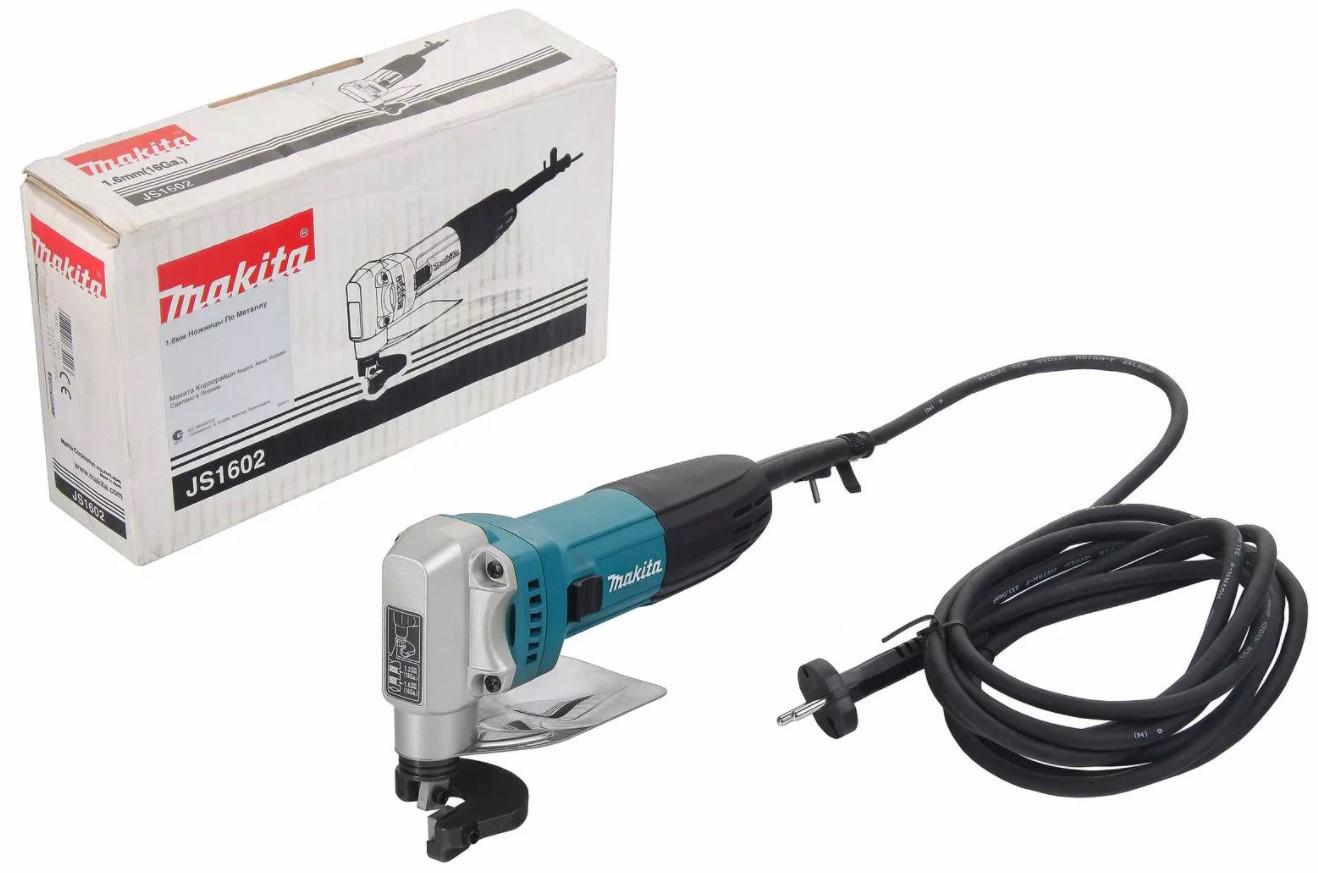 Электрические Листовые ножницы по металлу Makita JS1602 (380Вт, 30 мм) + Набор ножей (4426)