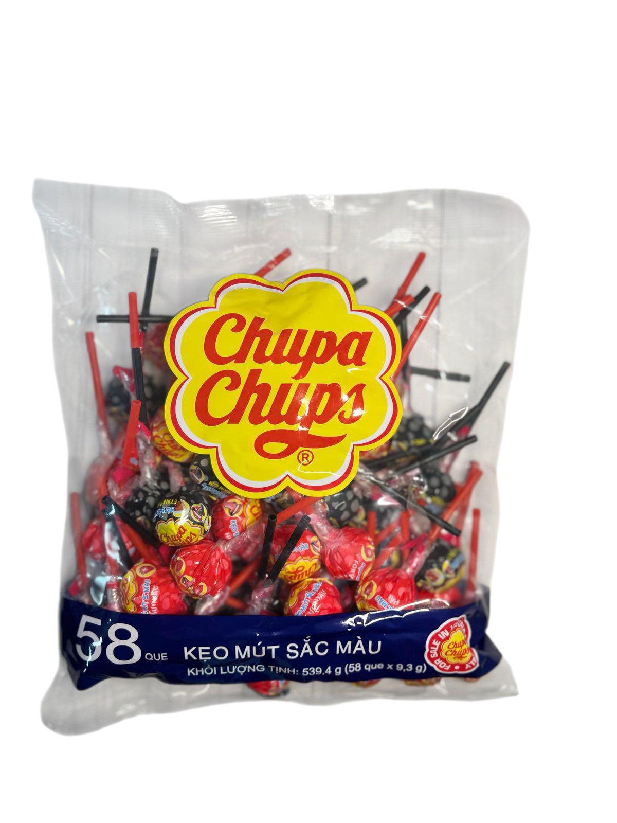 Леденец на палочке Chupa Chups кола-клубника 58 шт. по 9,3 г (55833)