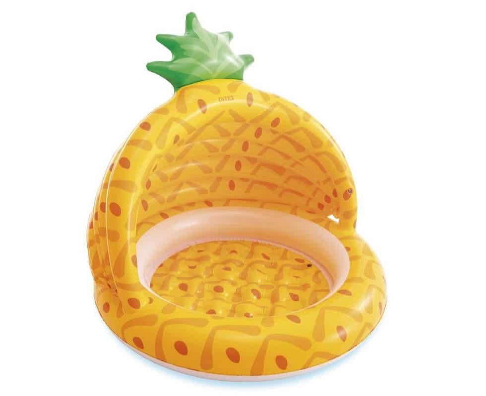 Бассейн надувной Intex 58414 NP Ананас 102x94 см 45 л от 1 до 3 лет (10855083)