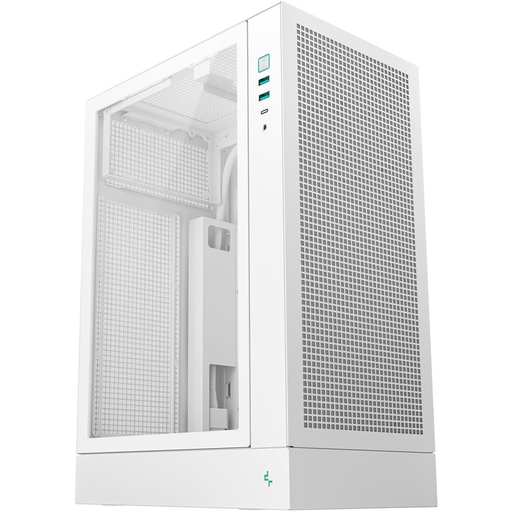 Корпус для ПК Deepcool CH170 Plus Mini-Tower no PSU MicroATX/Mini-ITX White (R-CH170-WHNGM0-G)