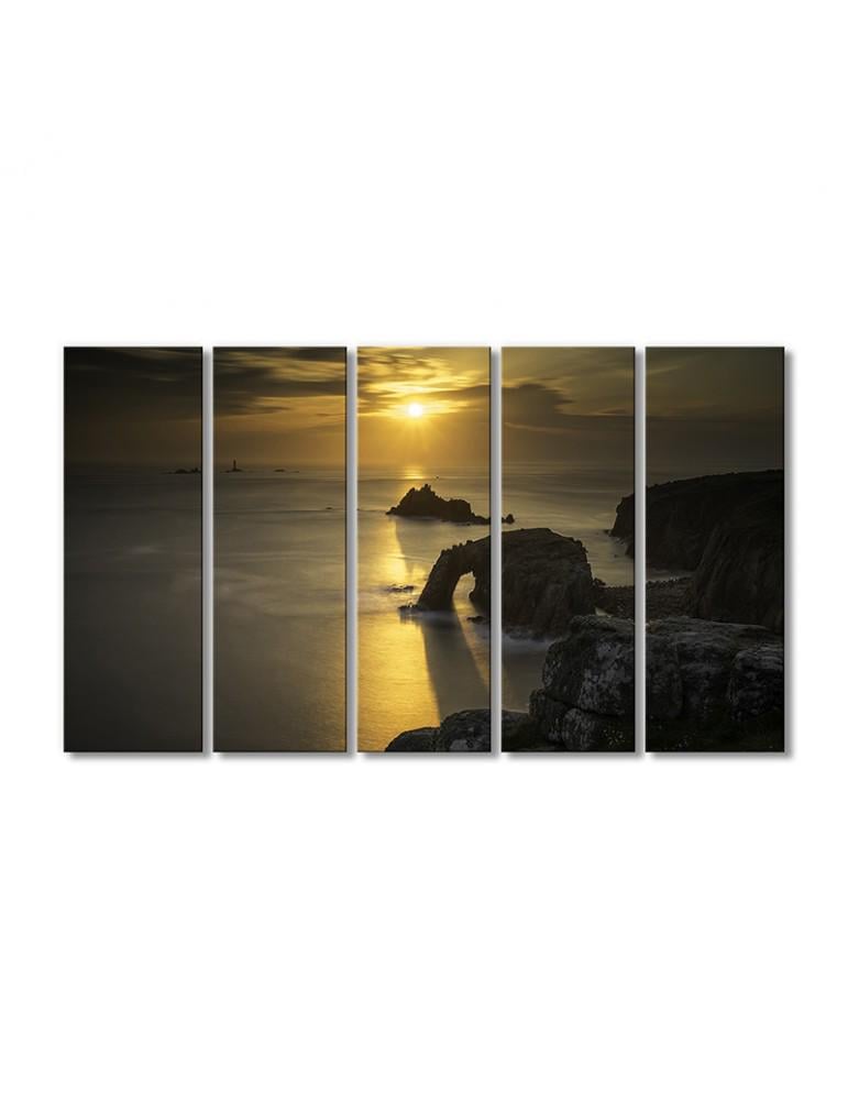 Картина модульная Природный ландшафт на закате 5 модулей 70x105 см (005017Pejzazh0006)