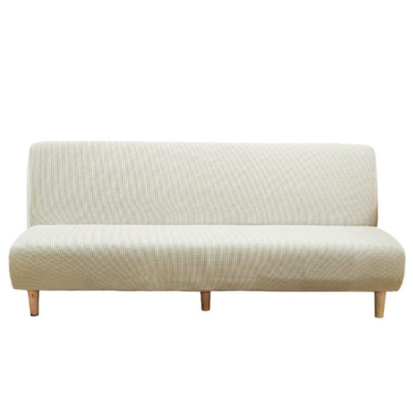 Чехол для дивана Slavich без подлокотников жаккард M Кремовой (24089044)