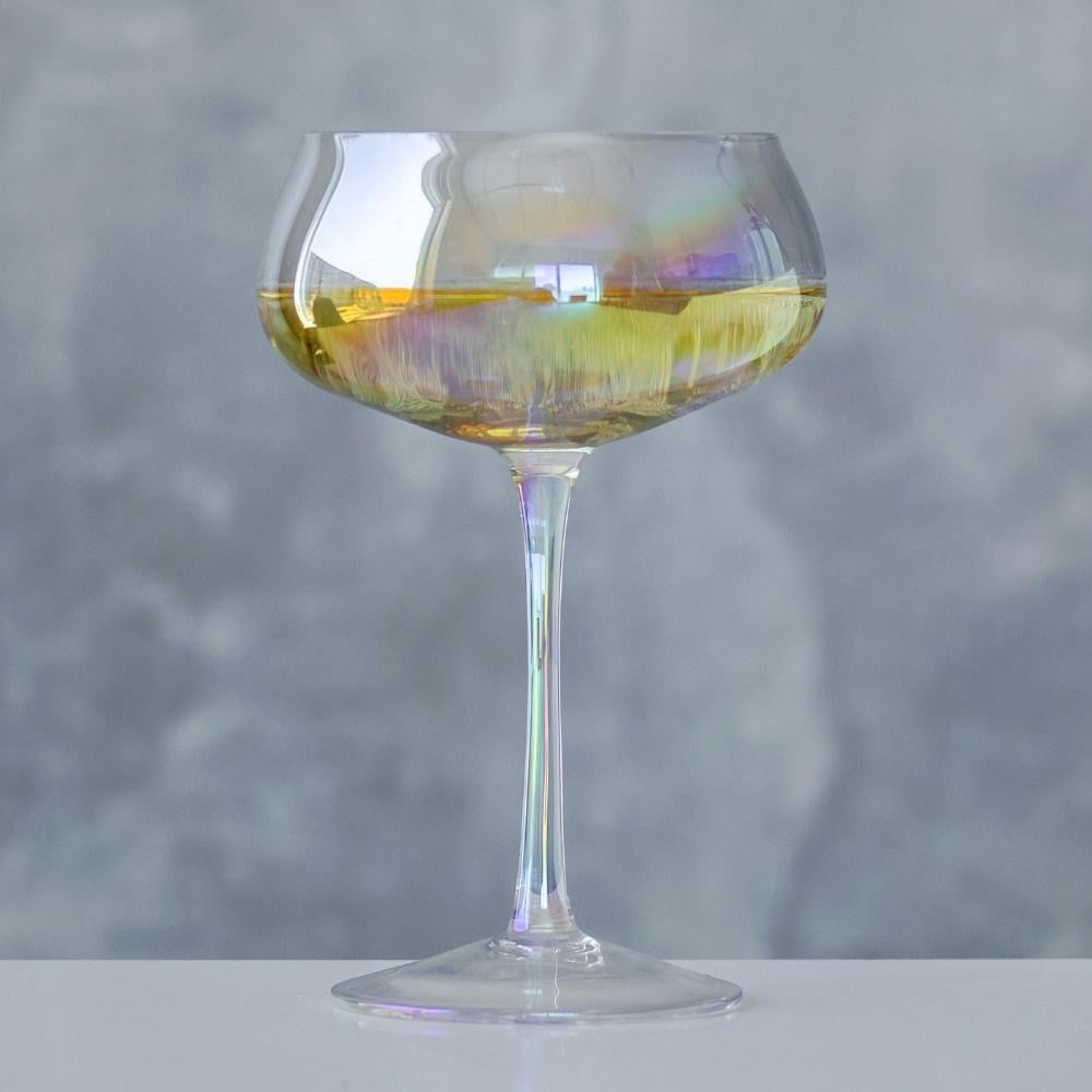 Набор бокалов Elisey 9054-010 Лунный свет стекло 200 мл 8,7х15,7 см 2 шт. Перламутровый(118-81-9054-010) - фото 2