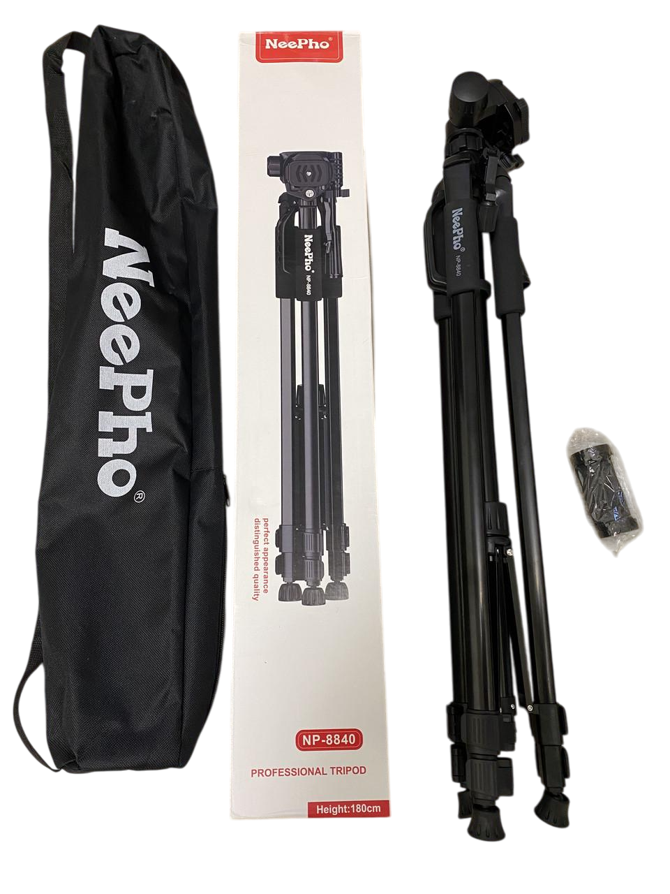 Штатив-тренога профессиональный Neepho NP-8840 для телефона/фотоаппарата/камеры для съемки с уровнем 180 см (2563920269)