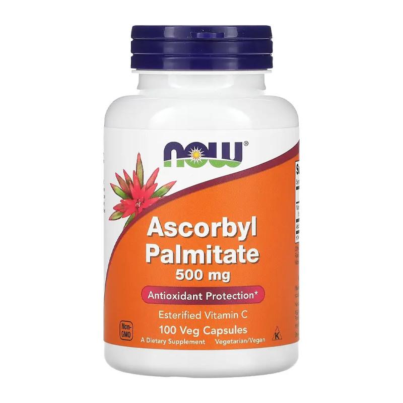 Витамин С NOW Ascorbyl Palmitate 500 мг 100 капс. (20680-01)