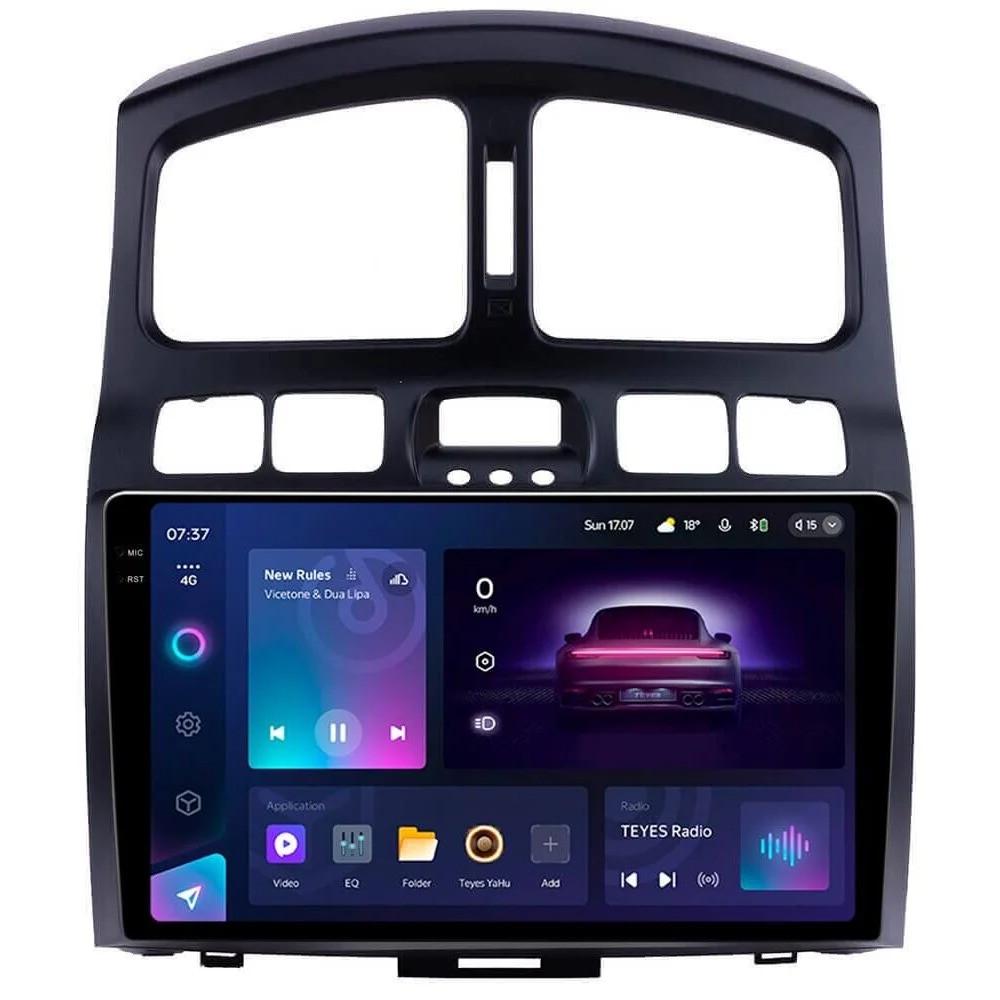 Автомагнитола для Hyundai Santa Fe 2000-2006 на Android 12+/CarPlay/8 core/XyAuto (М-СФе-9-М3)