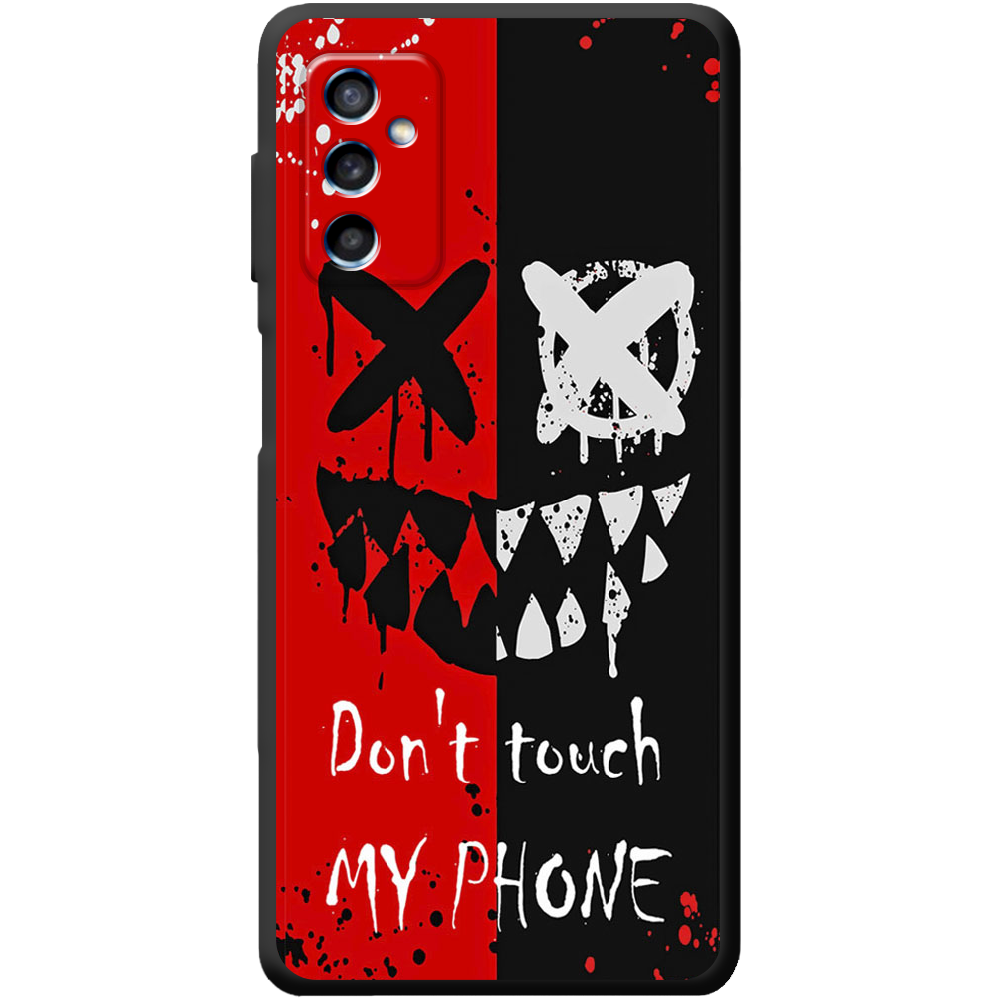 Чохол BoxFace Samsung Galaxy M52 (M526) Bad Smile Чорний силікон (43657-up2468-43763)
