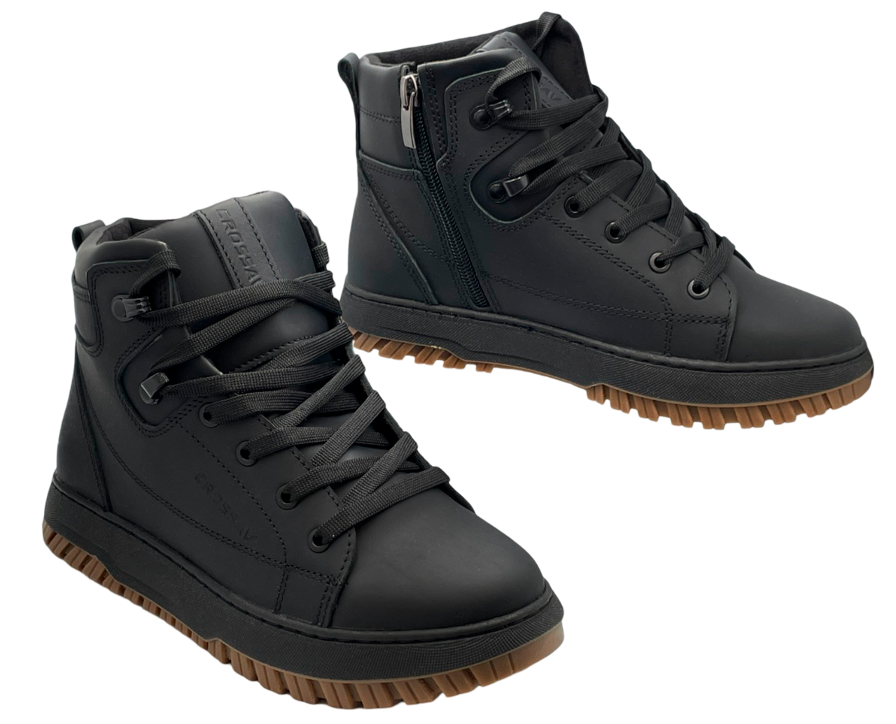Ботинки демисезонные для мальчиков CROSSAV 322322/35 р. 35 Черный