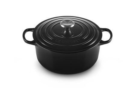 Kаструля Le Creuset Evolution 3,3 л чавунна з кришкою Black (21177221402430) - фото 2