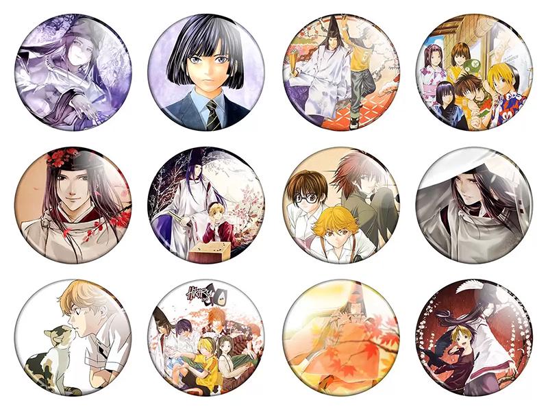 Набор значков Аниме Hikaru no Go 12 шт. (NZN00387)