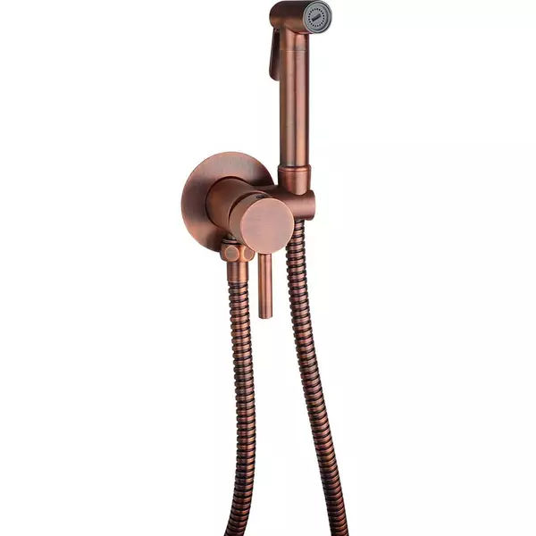 Гигиенический душ Paffoni Tweet Round Mix Tondo ZDUP110RMSP со смесителем Brushed Copper (34971313)