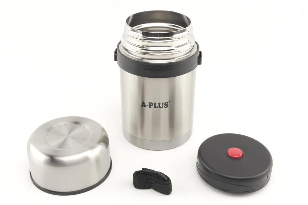 Термос харчовий A-PLUS ART-1663 з ремінцем 750 мл (ART-1663)