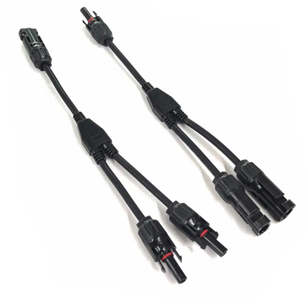 Кабель для подзарядки зарядной станции EcoFlow Solar MC4 Parallel Connection Cable EFPV-LTY2CBL 0,3 м Черный
