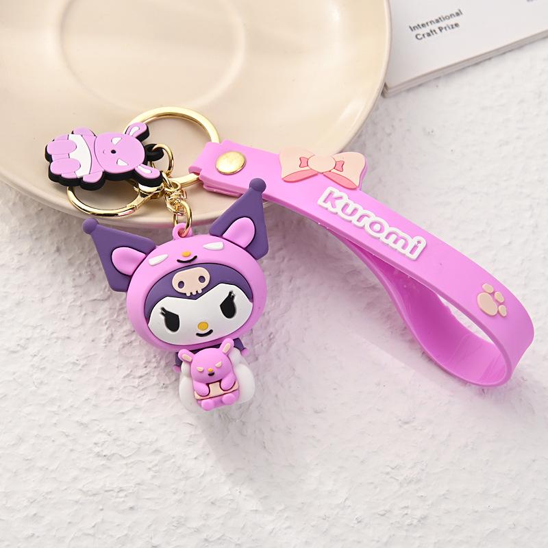 Брелок Kuromi Hello Kitty Фиолетовый (0103)