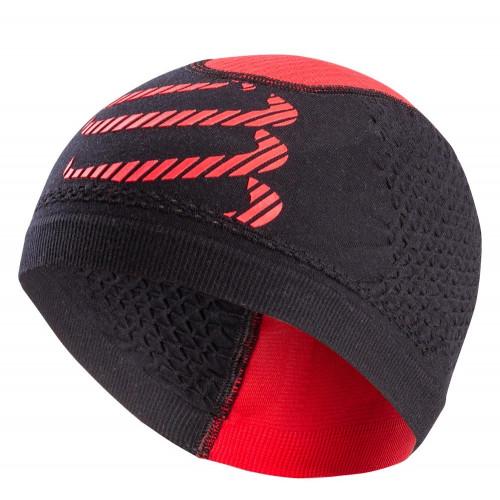 Шапка с резинкой по краю 3D Thermo Seamless Beanie Черно-красный (d6ff18c5)