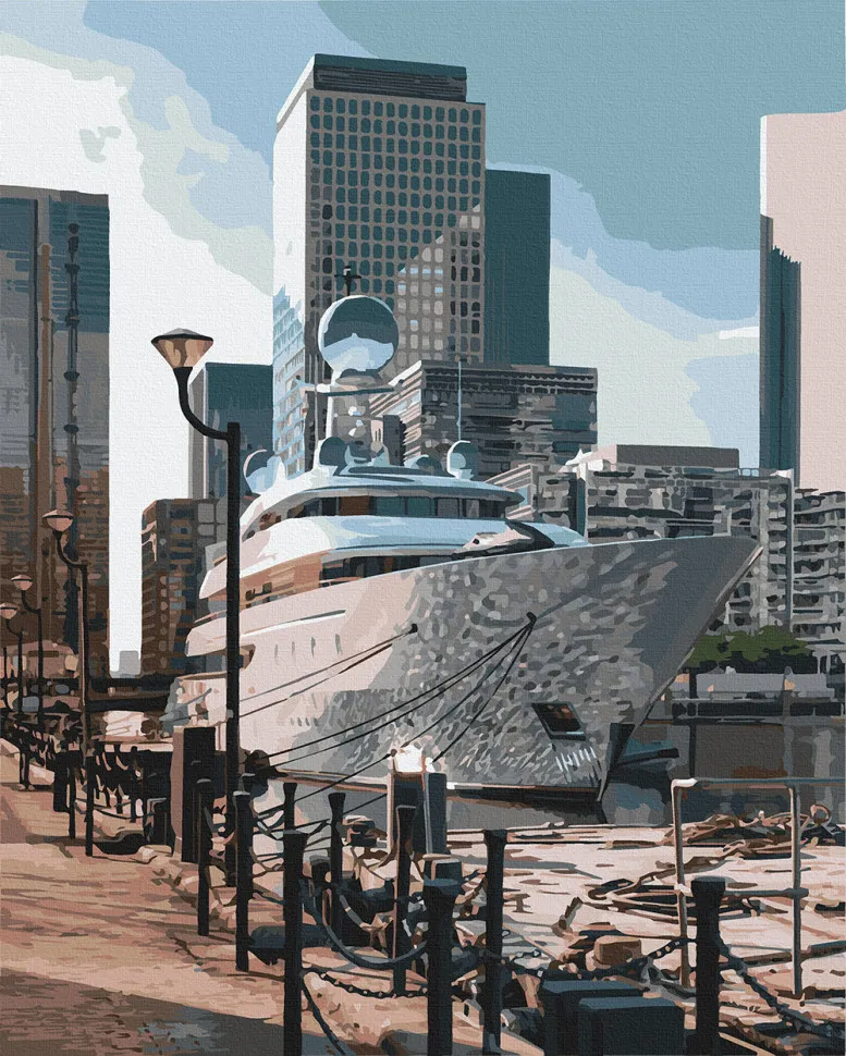 Картина по номерам ART CRAFT Канери-Уорф Лондон 40x50 см Разноцветный (PM-194-K-214)