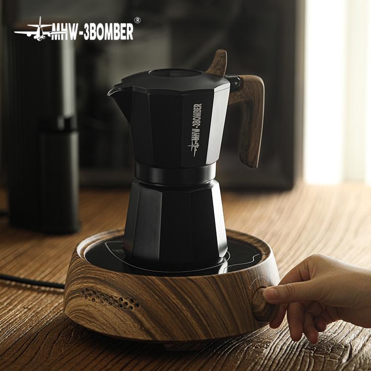Гейзерная кофеварка с двойным клапаном MHW-3BOMBER Double Valve Moka Pot 180 мл Black (M5888B) - фото 5