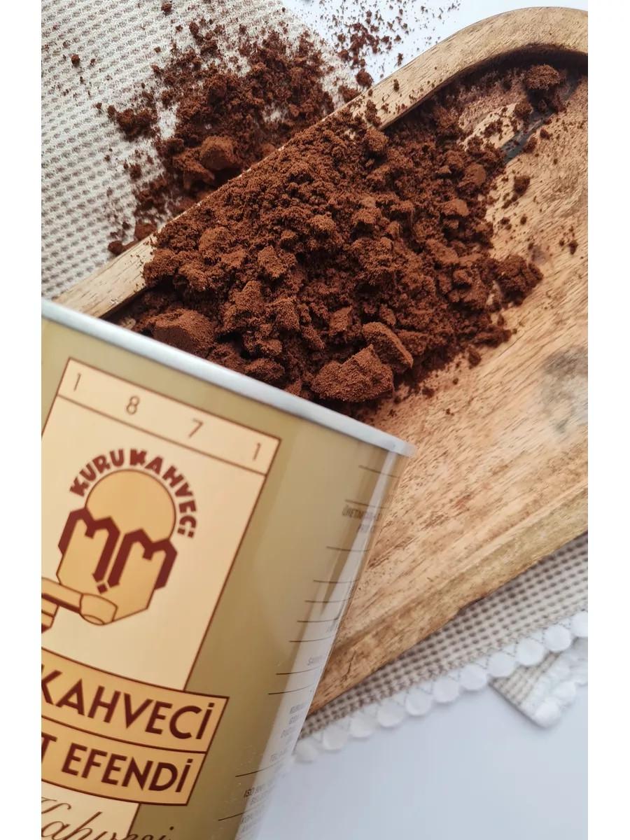 Кава турецька мелена Kurukahveci mehmet efendi 500 г банка (24979503) - фото 3
