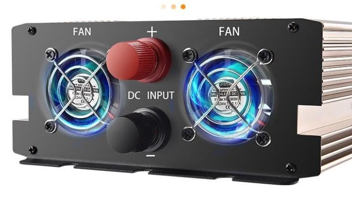 Автомобильный инвертор Pure Sine Wave Inverter 12-220 В 1500 Вт с чистой синусоидой (2104618826) - фото 8 Автомобильный инвертор Pure Sine Wave Inverter 12-220 В 1500 Вт с чистой синусоидой (2104618826) - фото 8