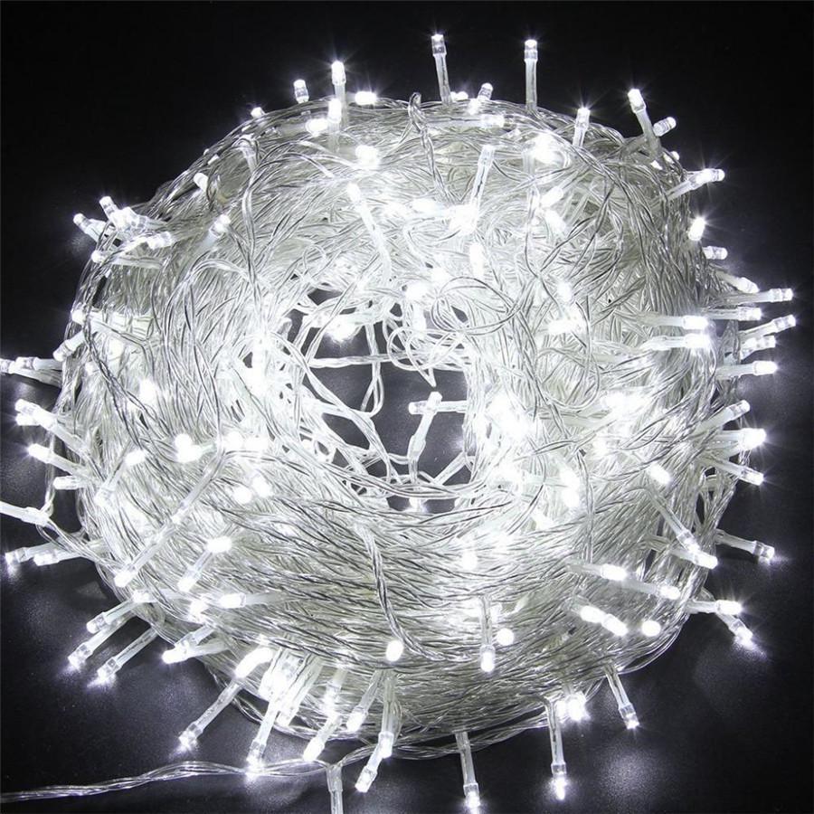 Прямая светодиодная гирлянда 15,8 м 200 LED холодный белый свет (1582001) Прямая светодиодная гирлянда 15,8 м 200 LED холодный белый свет (1582001)