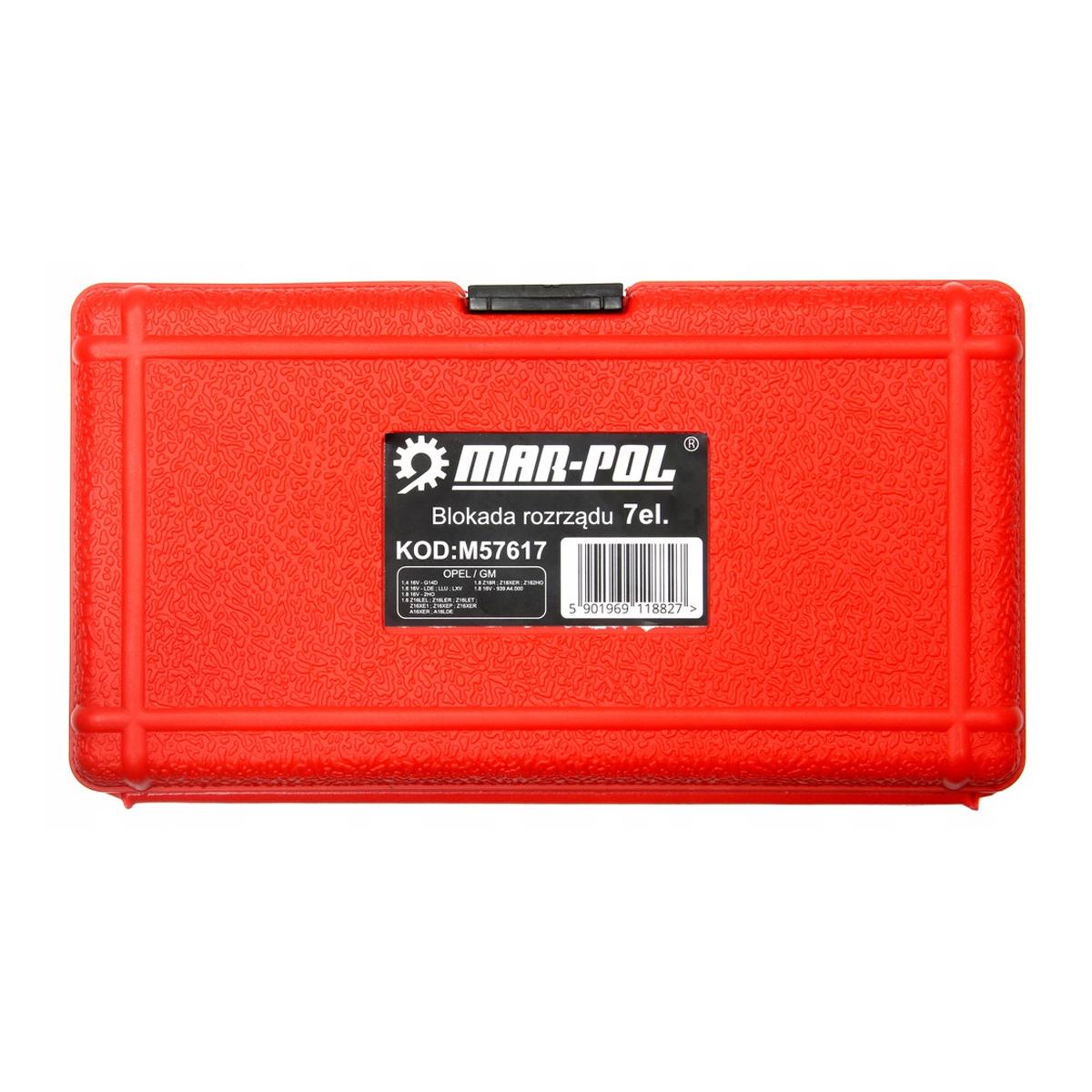 Комплект блокування ГРМ Mar-Pol M57617 OPEL GM + пластикова валіза 1,4-1,8 16 V - фото 4 Комплект блокування ГРМ Mar-Pol M57617 OPEL GM + пластикова валіза 1,4-1,8 16 V - фото 4
