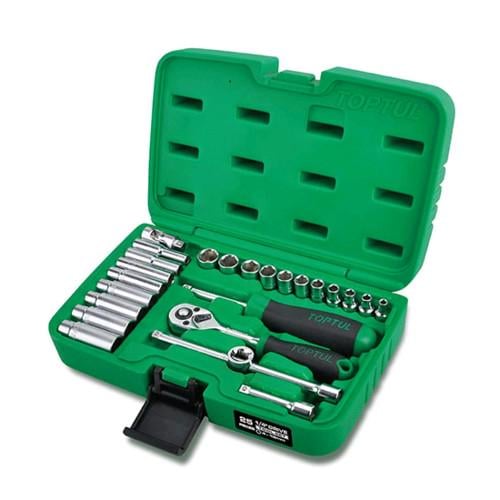 Набор инструментов Toptul GCAI2501 автомобильный в кейсе 1/4" 25 шт. (106-112-GCAI2501)