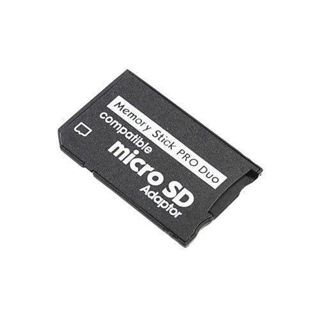 Адаптер-перехідник MicroSD Memory Stick Pro Duo Чорний (23442049)