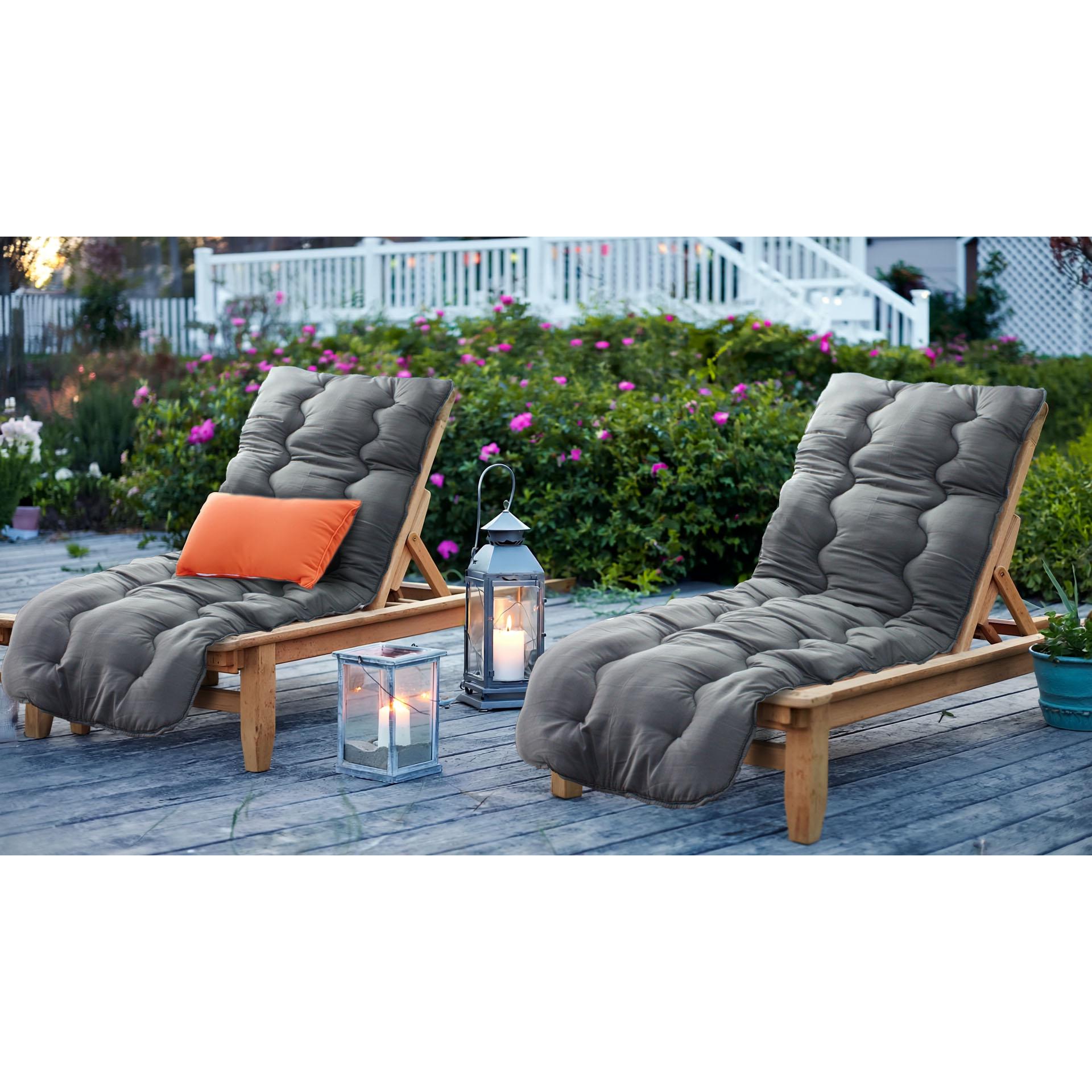 Матрас для садовой качели LITE МІ0008 200х60х6 см Серый (162245) - фото 2