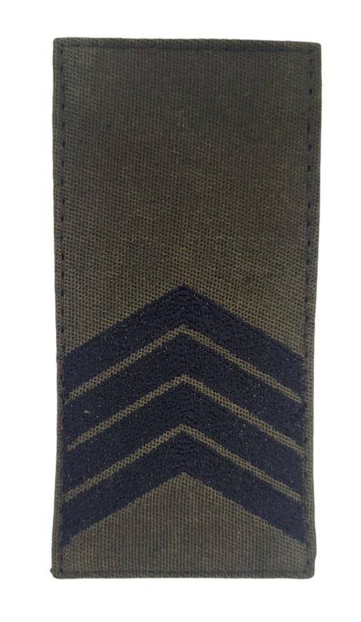 Погон на липучці Старший сержант ЗСУ 5х10 см Олива (3585682)