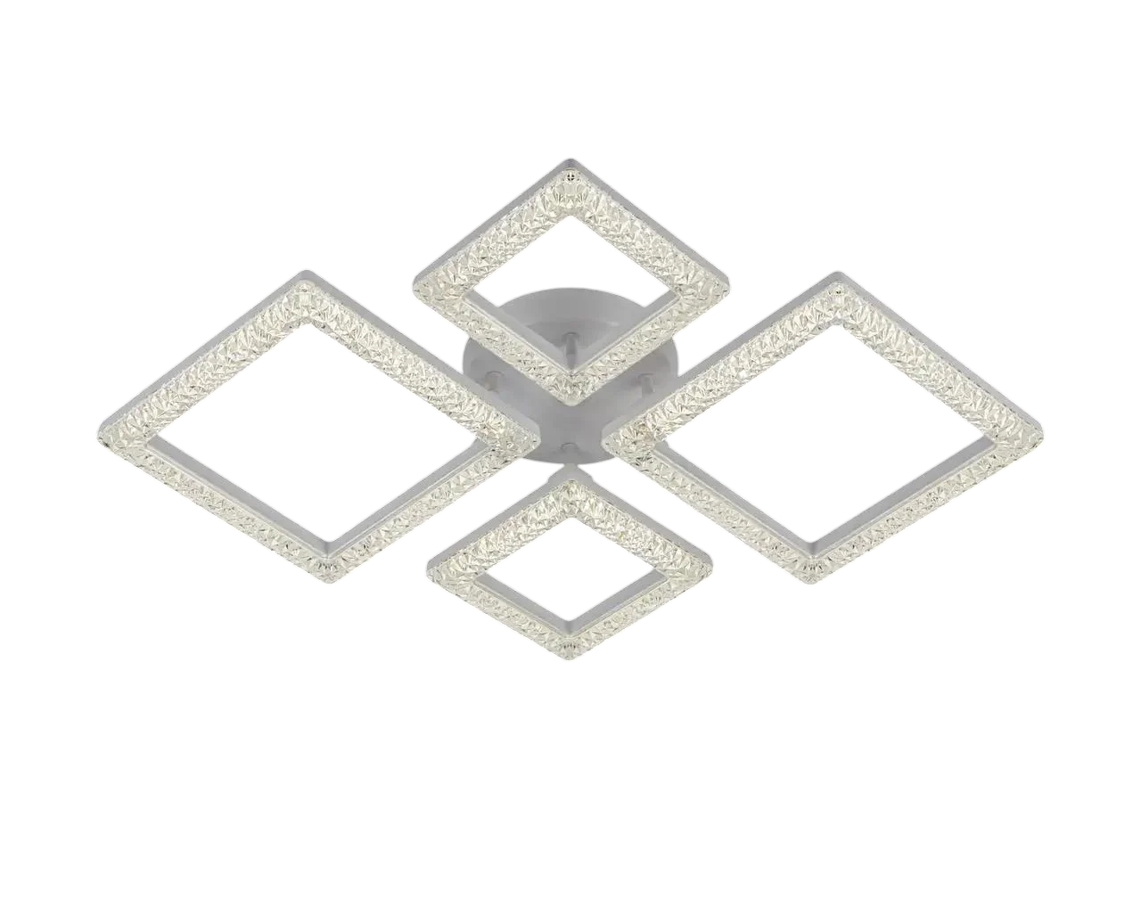 Люстра светодиодная потолочная Valeso 2188-2+2C 88W акриловая Белый (00000140335)