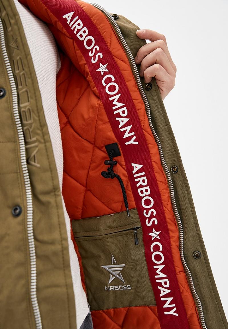 Куртка-парка зимняя Mars Parka Хаки (28584) - фото 4