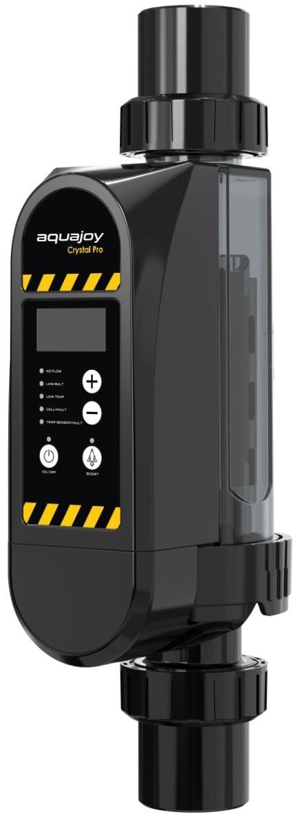 Хлоргенератор для бассейна Aquajoy Crystal Pro 4 4 г/ч до 18 м3 Wi-Fi 50 мм (23145)