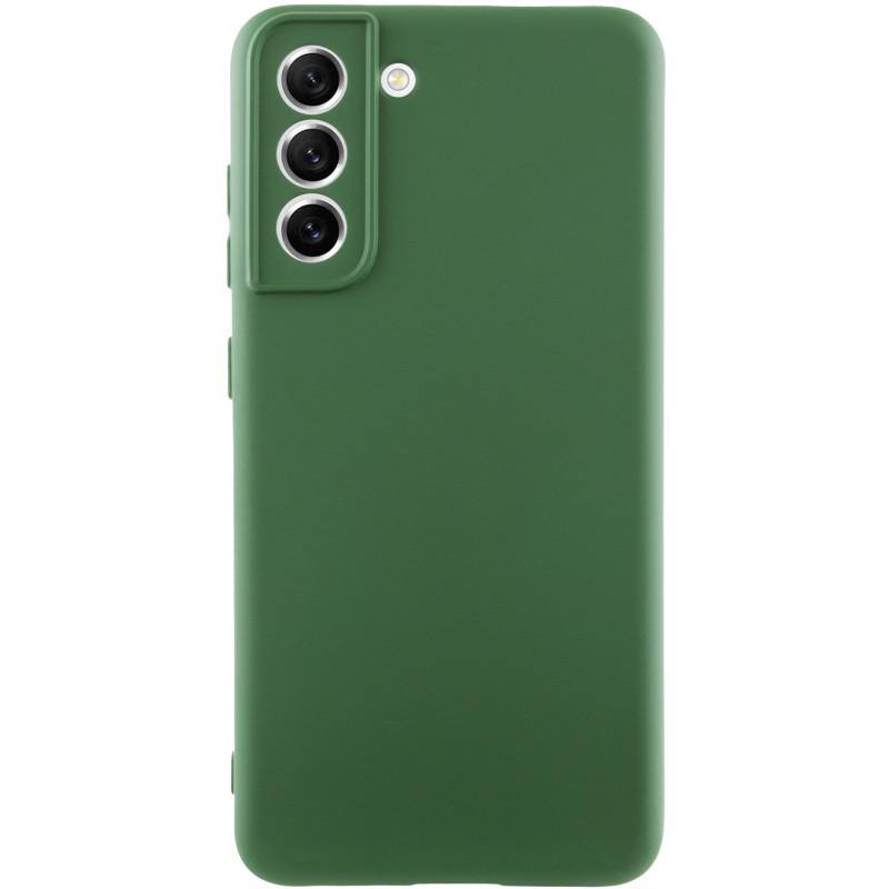 Чехол Silicone Cover Lakshmi Full Camera (AA) для Samsung Galaxy S21 FE зеленый