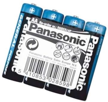 Батарейки Panasonic AA/R6 General Purpose 1,5V 4 шт. (R6BER/4P)