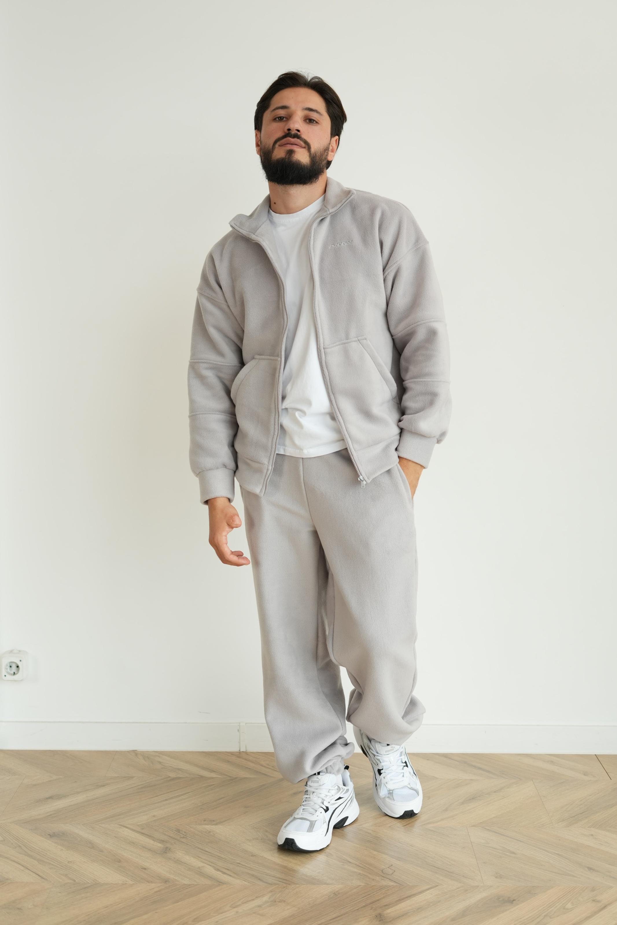 Костюм чоловічий флісовий CASUAL 3XL Світло-сірий (10304XXXLm)