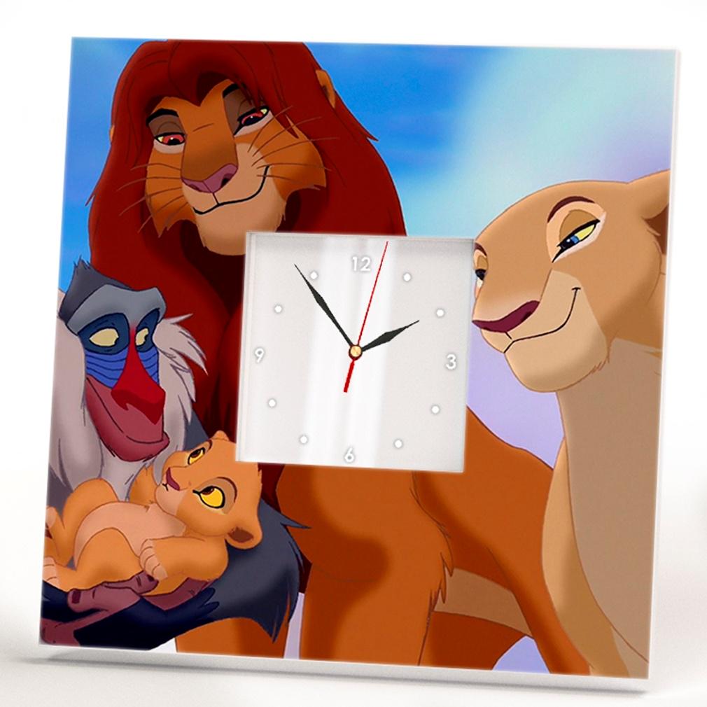 Часы с фото "Король Лев" 260x260 мм (C03525)