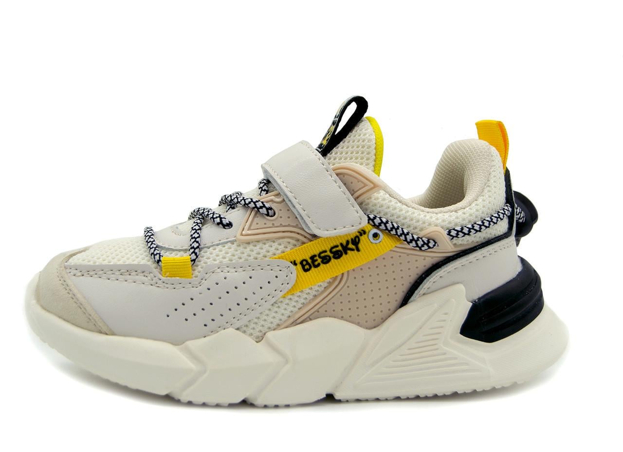 Кроссовки для девочки Bessky B712-5B р. 29 18,5 см Бежевый (2168948205) Кроссовки для девочки Bessky B712-5B р. 29 18,5 см Бежевый (2168948205)