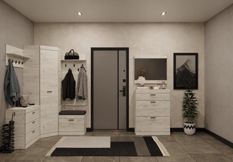 Прихожая Эверест Соната-8 модульная Крафт белый (е-20593)