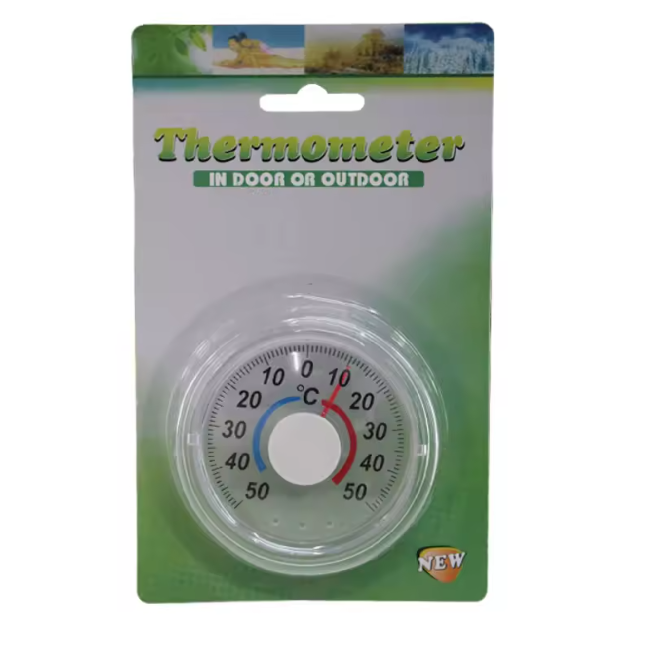 Термометр оконный наружный круглый - фото 2