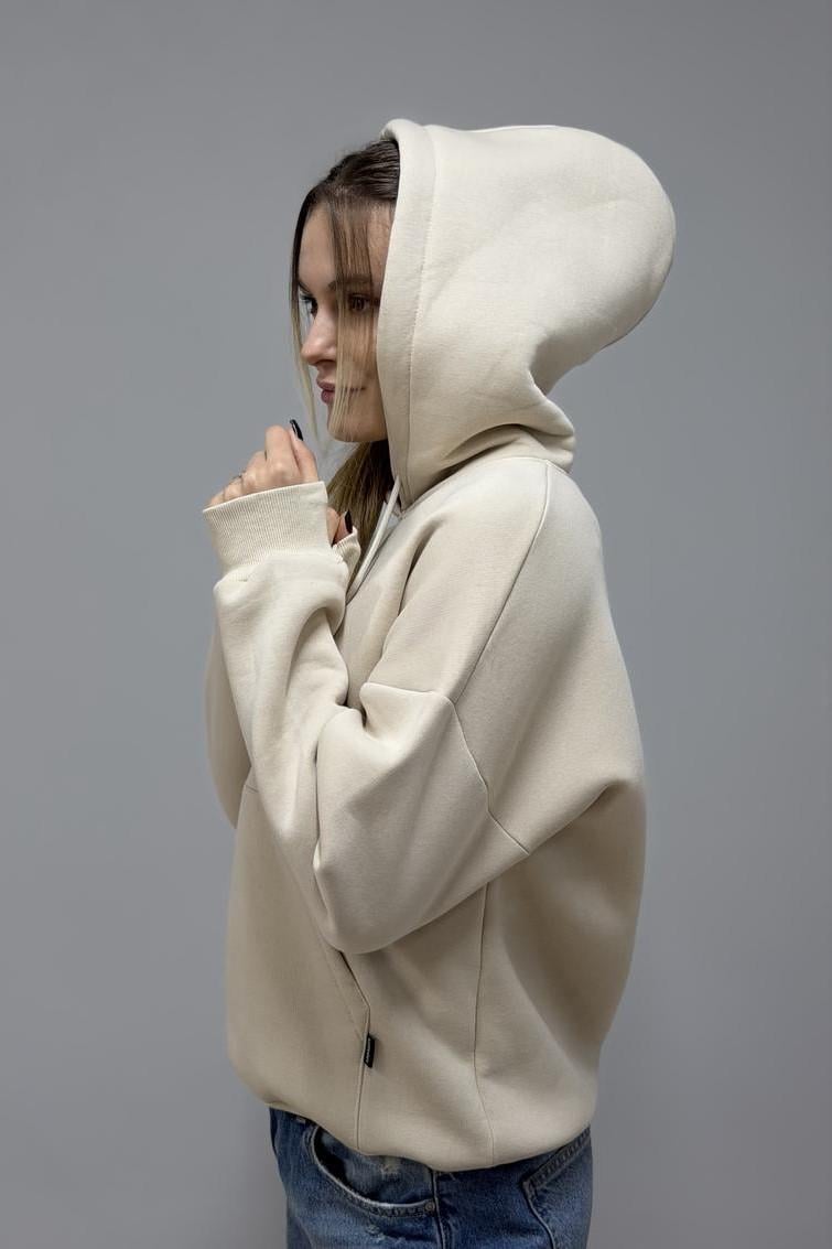 Худі жіночий М0211.4 з капюшоном M Таш бежевий (30665270) - фото 5 Худі жіночий М0211.4 з капюшоном M Таш бежевий (30665270) - фото 5