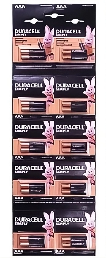 Батарейки Duracell Simply AAA щелочные 1,5 V LR6 2 шт. (13510163) - фото 4 Батарейки Duracell Simply AAA щелочные 1,5 V LR6 2 шт. (13510163) - фото 4