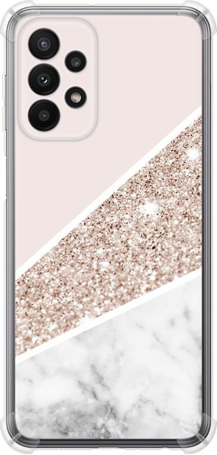Чехол на Samsung Galaxy A23 A235F Пастельный мрамор (4342sp-2587-42517)