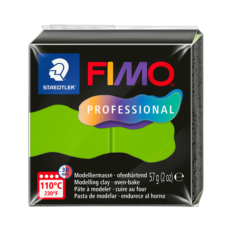 Глина полимерная Fimo Professional 57 г Зеленый светлый (8040-51)