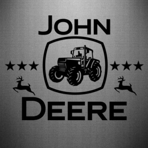 Наклейка John Deere and tractor fanArt 20x15,1 см (27511856)