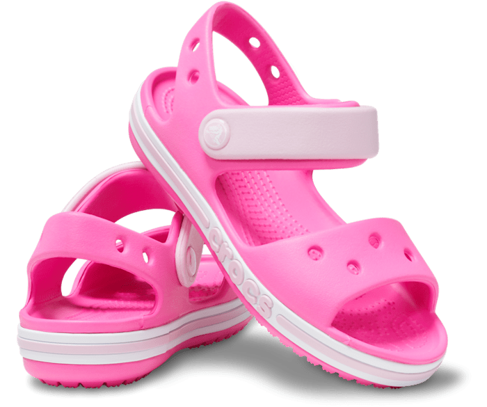 Сандалі для дівчинки Crocs Bayaband Sandal kids р. 22/23 Electric Pink (15471)