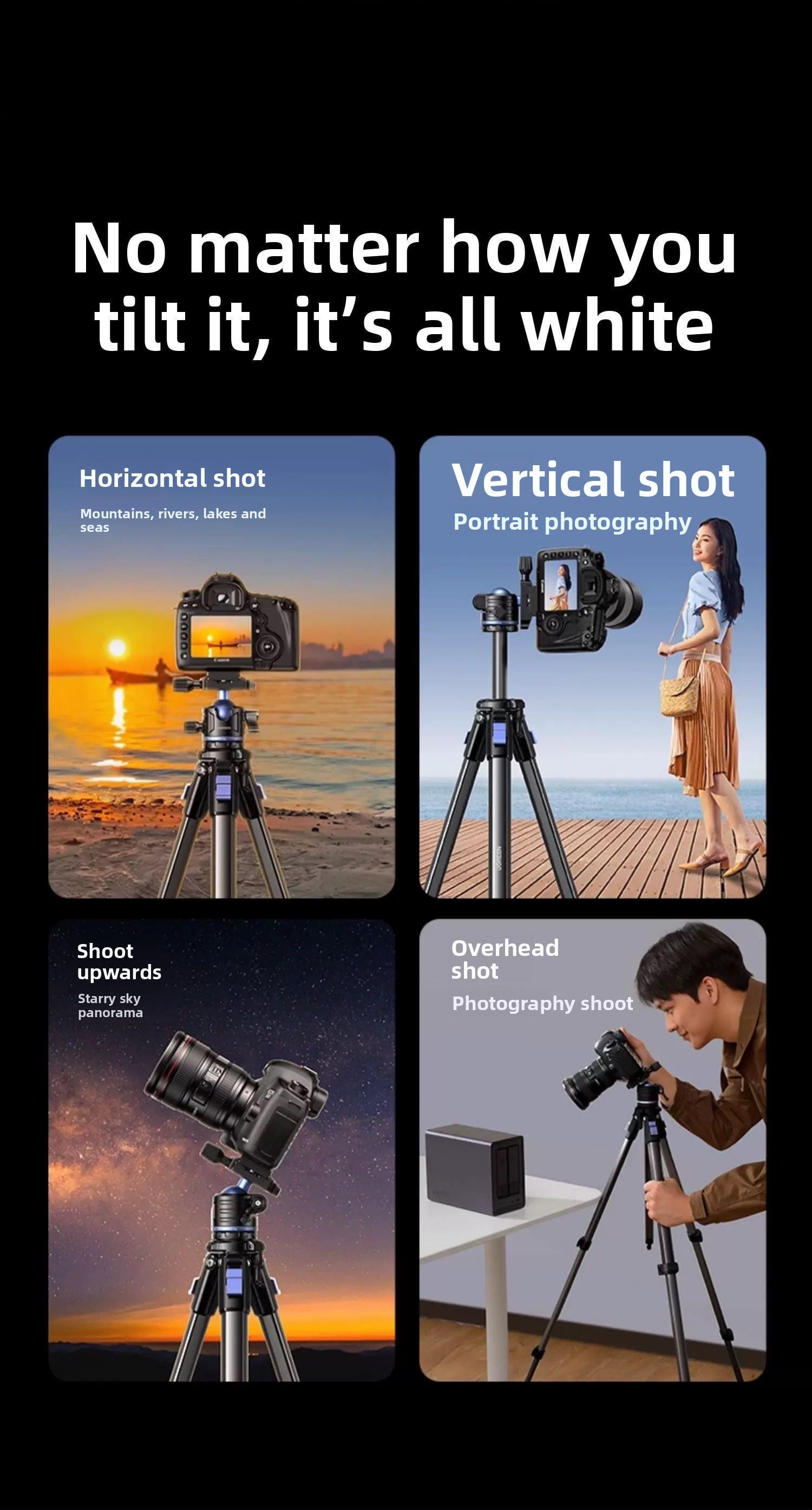 Штатив телескопический Ugreen 15 алюминиевый 165 см (55925) - фото 8 Штатив телескопический Ugreen 15 алюминиевый 165 см (55925) - фото 8