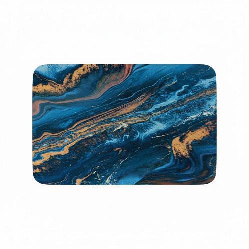 Коврик для ванной быстросохнущий нескользящий 60х40 см Разноцветный Коврик для ванной быстросохнущий нескользящий 60х40 см Разноцветный